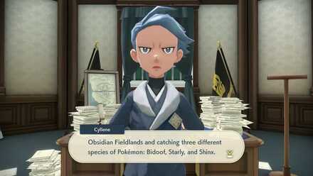 Captain Cyllene Trials Pokemon Legends Arceus