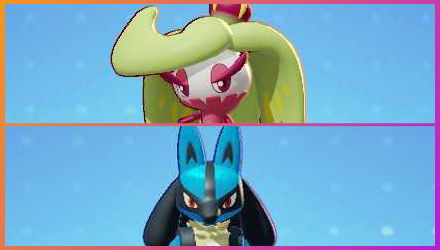 Pokemon UNITE - Tsareena vs. Lucario