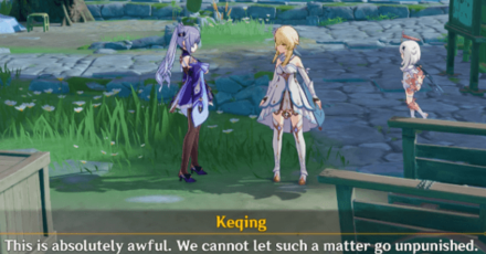 Genshin - Sky-Grazers, Land-Walkers - Investigate the Fireworks