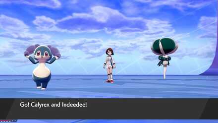 Calyrex and Indeedee