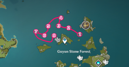 Genshin - The Great Gathering Phase 2 - Curio Salvage Location and Map Guide
