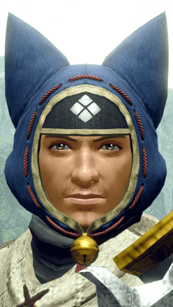 Felyne Stealth Hood Layered Armor Piece (Separate) (Hunter)