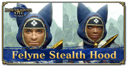 Monster Hunter Rise (MH Rise) - Felyne Stealth Hood Banner