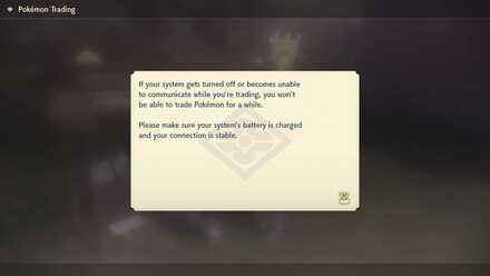 Internet Connection Required for Trading Pokemon Legends Arceus