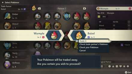 Choosing your Pokemon Pokemon Legends Arceus