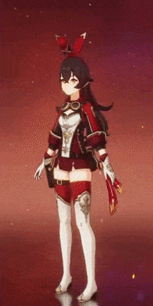 Genshin - Rotating 100% Outrider Outfit Showcase