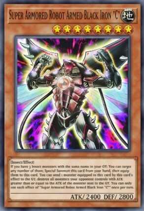 Super Armored Robot Armed Black Iron "C"