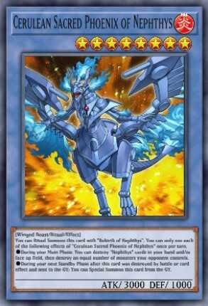 Cerulean Sacred Phoenix of Nephthys
