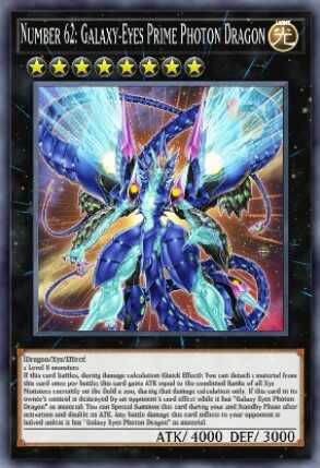 Number 62: Galaxy-Eyes Prime Photon Dragon