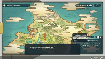 Pokemon Legends Arceus Heights Camp