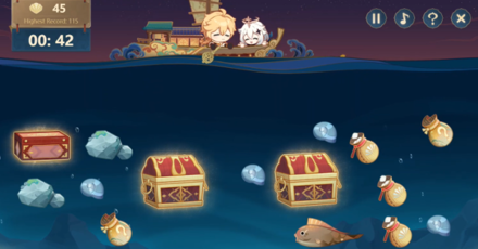 Genshin - Salvage at Sea for Shimmering Shells