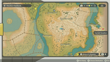 Pokemon Legends Arceus - Happiny Oreburrow Tunnel Map Location