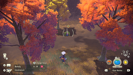 Pokemon Legends Arceus - Bonsly Overworld Location