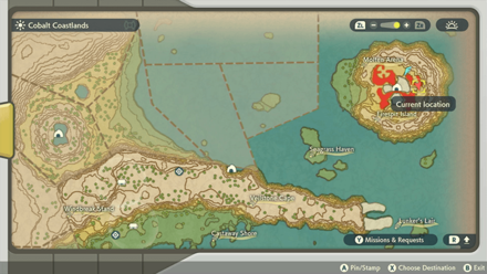 Pokemon Legends Arceus - Magby Firespit Island Map Location