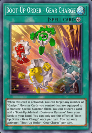 Boot-Up Order - Gear Charge