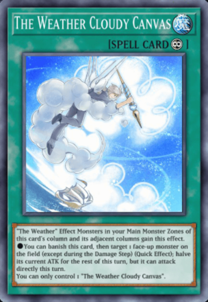 The Weather Cloudy Canvas