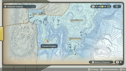 Pokemon Legends Arceus - Riolu North of Icebound Falls Map Location