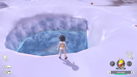 Pokemon Legends Arceus - Use Sneasler to Descend Down the Hole