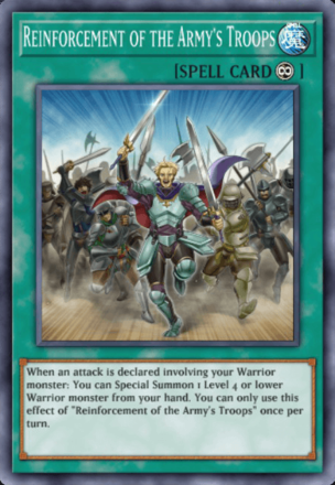 Reinforcement of the Army