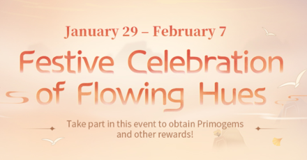 Genshin - Festive Celebration of Flowing Hues Banner