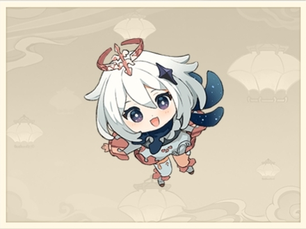 Genshin Impact - Festive Celebration of Flowing Hues - Paimon