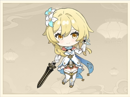 Genshin Impact - Festive Celebration of Flowing Hues - Lumine