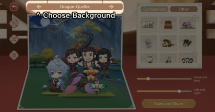 Genshin - How to Choose Greeting Card Background