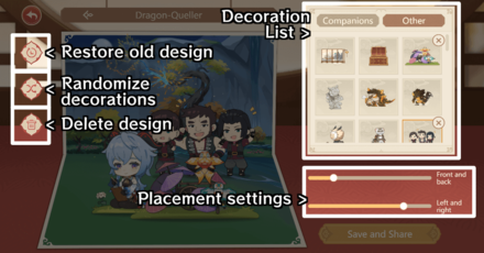 Genshin - How to Decorate the Greeting Card