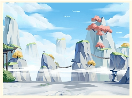 Genshin Impact - Festive Celebration of Flowing Hues - Jueyun Karst