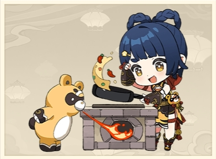 Genshin Impact - Festive Celebration of Flowing Hues - Xiangling