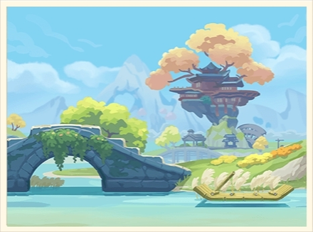 Genshin Impact - Festive Celebration of Flowing Hues - Dihua Marsh