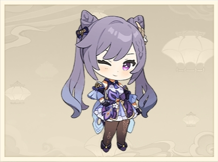 Genshin Impact - Festive Celebration of Flowing Hues - Keqing