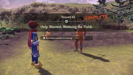 Help Wanted: Watering the Fields