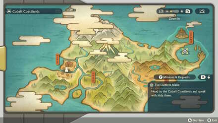 Pokemon Legends Arceus Cobalt Coastlands location