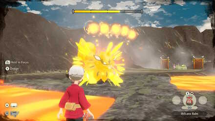 Pokemon Legends Arceus Hisuian Arcanine flame pillar attack