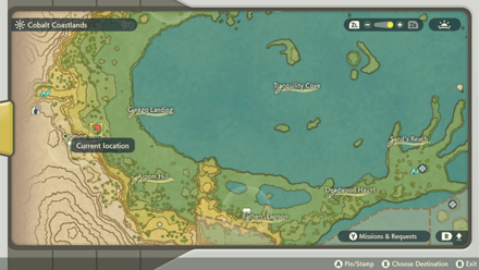 Pokemon Legends Arceus - Plump Beans Map Location