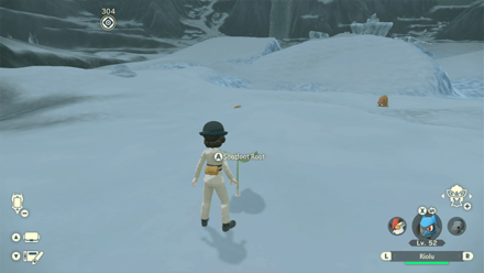 Pokemon Legends Arceus - Sootfoot Root North of Base Camp Overworld Location