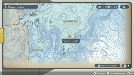 Pokemon Legends Arceus - Sootfoot Root North of Base Camp Map Location