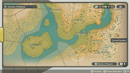 Pokemon Legends Arceus - Dazzling Honey The Heartwood Map Location