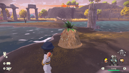 Pokemon Legends Arceus - Destroy Haystacks to Obtain Caster Ferns
