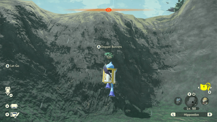Pokemon Legends Arceus - Doppel Bonnets Clamberclaw Cliffs Overworld Location