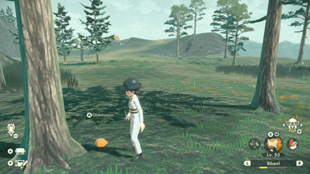 Pokemon Legends Arceus - Direshroom West of Clamberclaw Cliffs Overworld Location