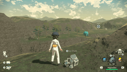 Pokemon Legends Arceus - Iron Chunk Mountain Camp Overworld Location
