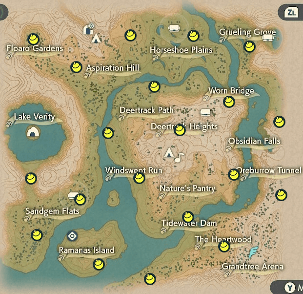 Pokemon HeartGold Version Apricorn Location Map Map for DS by Pasukaru -  GameFAQs