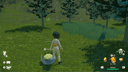 Pokemon Legends Arceus - Vivichoke Floaro Gardens Overworld Location