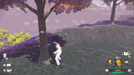 Pokemon Legends Arceus - Iron Barktongue East of Mountain Camp Overworld Location