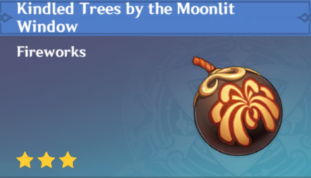 Genshin Impact - How to Get Kindled Trees by the Moonlit Window and Effects