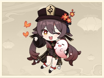 Genshin Impact - Festive Celebration of Flowing Hues - Hu Tao