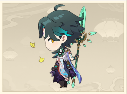 Genshin Impact - Festive Celebration of Flowing Hues - Xiao