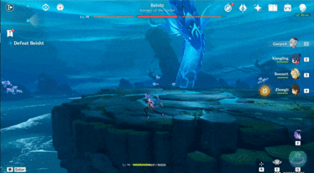 Genshin Impact - Beisht Water Missile Attack